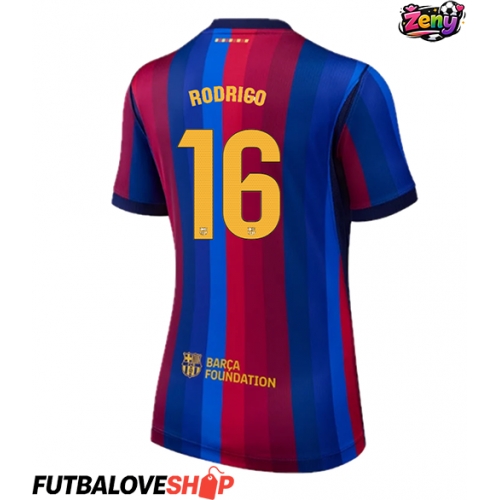 Dres Barcelona Rodri Hernandez #16 Domáci pre Ženy 2026-27 Krátky Rukáv